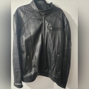 Vintage Danier Black Leather  Jacket